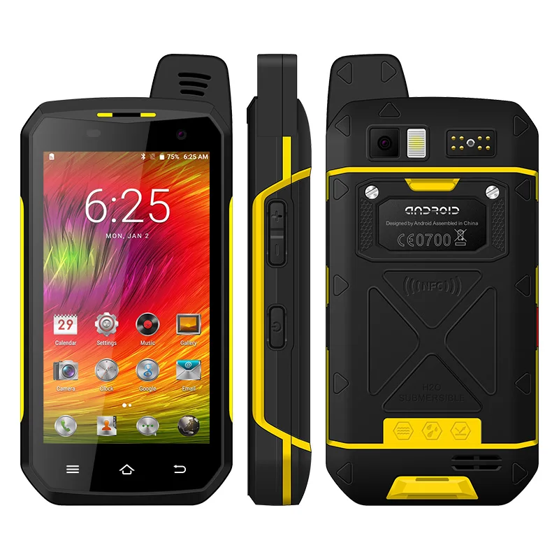 MOSTHINK B6000 4G LTE мобильный телефон Zello PTT рация Восьмиядерный IP68 водонепроницаемый смартфон 4 Гб+ 64 Гб 5000 мАч NFC Android 6,0 - Цвет: Yellow
