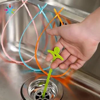 

6Pcs Drain Snake Hair Cleaning Tool Hair Drain Sink Clog Remover Clog For Kitchen Sink Bath Tub Toilet TLS