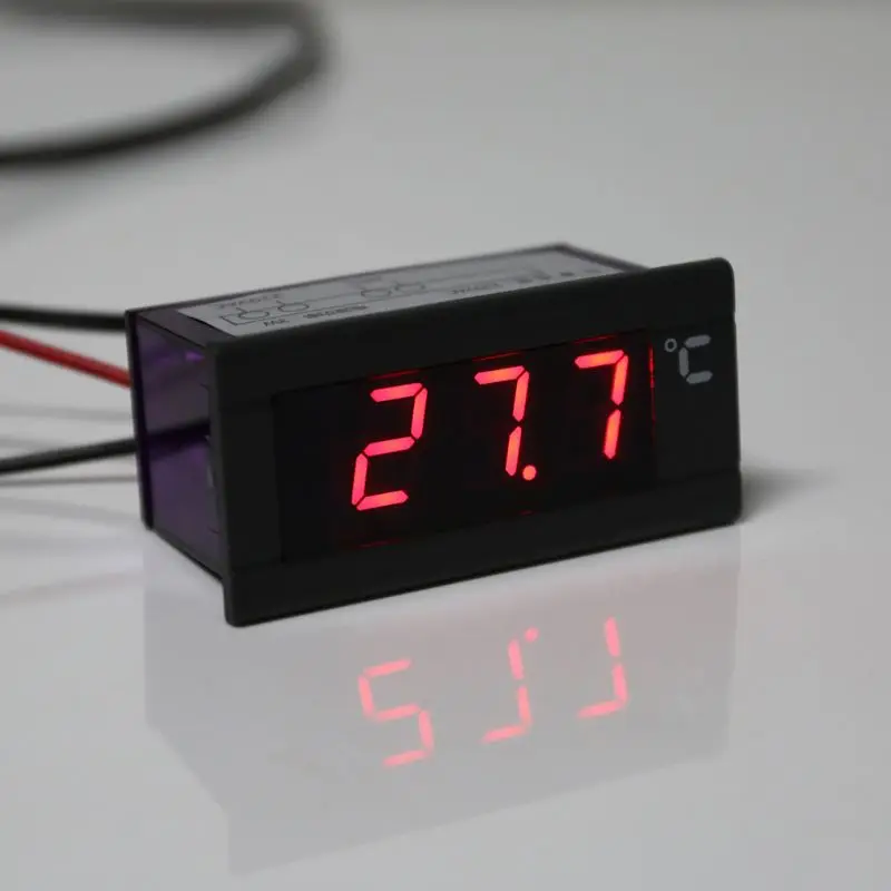 

Digital Embedded Thermometer Refrigerator Freezer Temperature Display Panel 220V