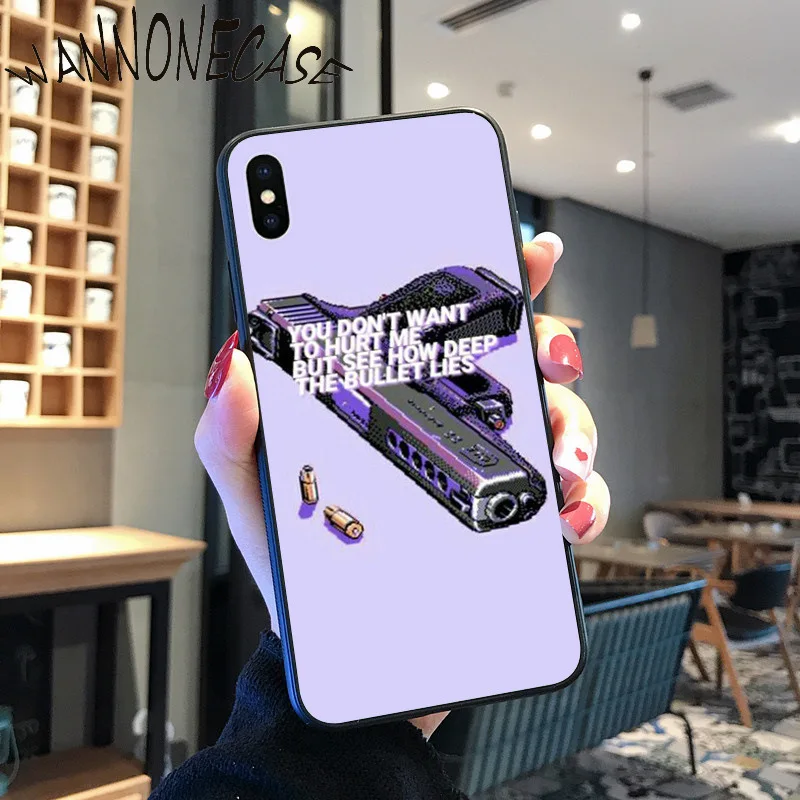 Menembak Jadi Keren Senjata DIY Dicat Ponsel Case untuk iPhone 8 7 6 6S Plus X XS MAX 5 5S SE XR 11 11pro Promax Ponsel