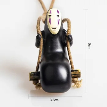 

Cute Anime Car Ornaments Faceless Male Car Pendant Car Rearview Mirror Pendant Birthday Gift Auto Decoraction Accessories Coche