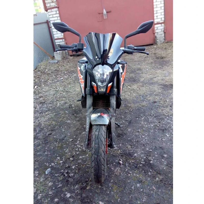 Дымчатое лобовое стекло для мотоцикла черный ветер Scr между 125 200 390 Duke