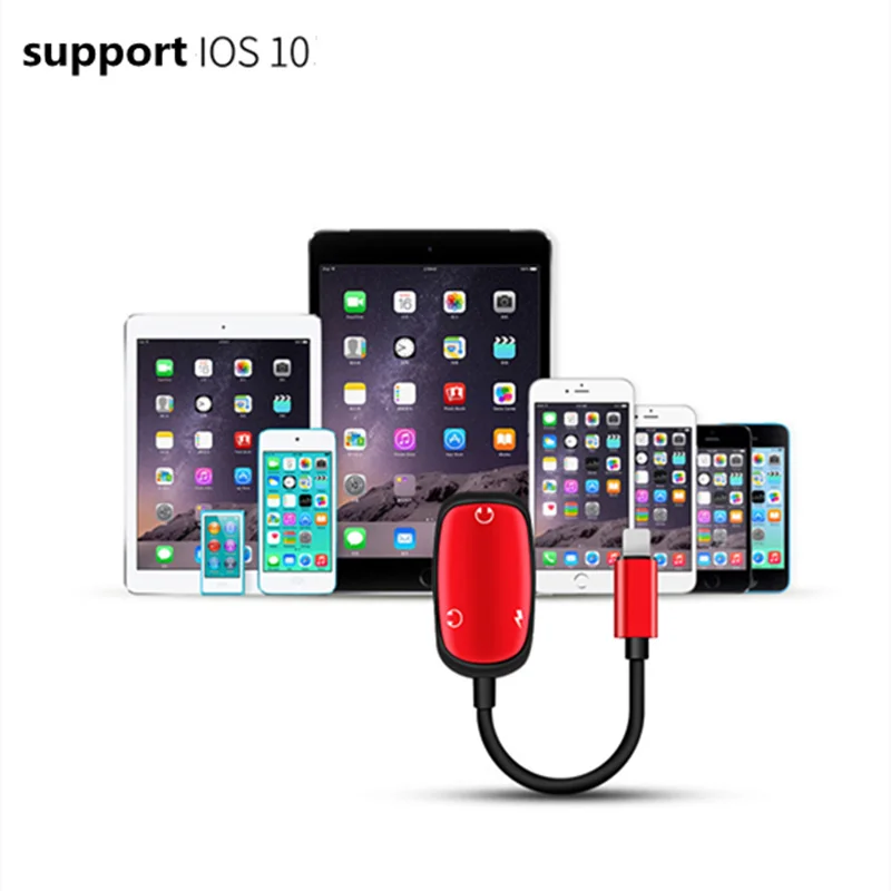 Цинковый сплав 2в1 для iphone7 8 X XR XSMAX 11pro max наушники и зарядное устройство адаптер двойной Lightning кабель конвертер