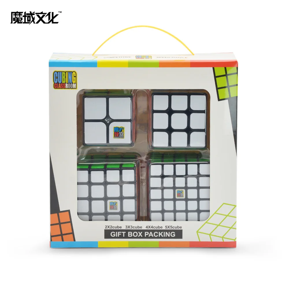 MoYu 2x2x2 3x3x3 4x4x4 5x5x5 Кубики в подарочной коробке упаковка кубик класс 2x2 3x3 4x4 5x5