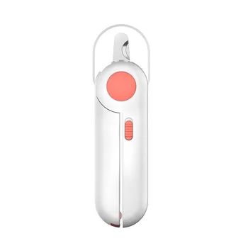 

ABS Stainless Steel Dog Nail Trimmer Pet Dog Nail Clippers Anti-spatter Comfortable Cat Cutter With Led Light