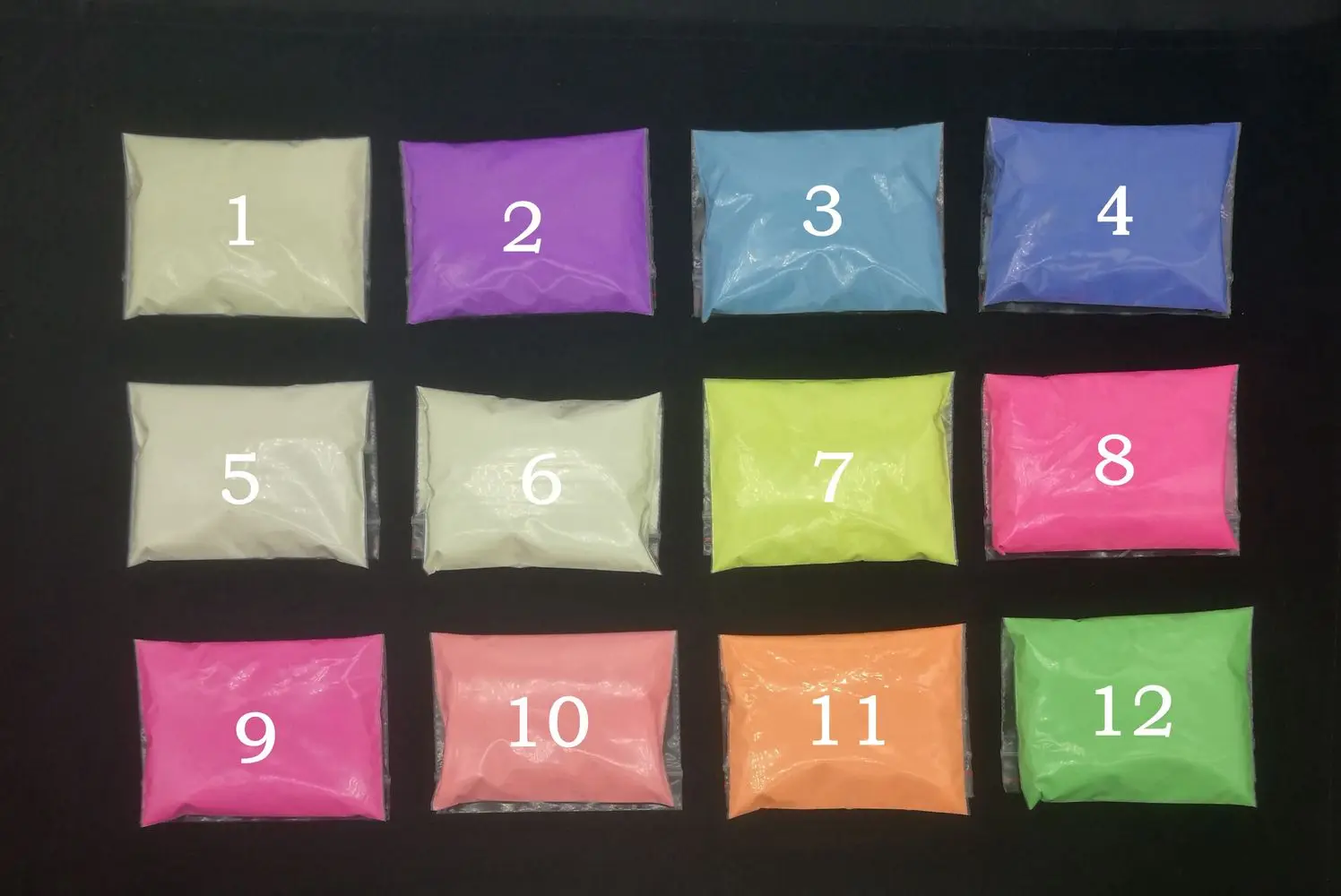 Nail Pigment 100g Mixed 3 Colors Luminescent Powder For Nail Art