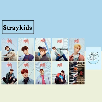 

10 Pcs/set KPOP Stray Kids Album Double-sided Small Card Holder Lomo Card Small Cards Set