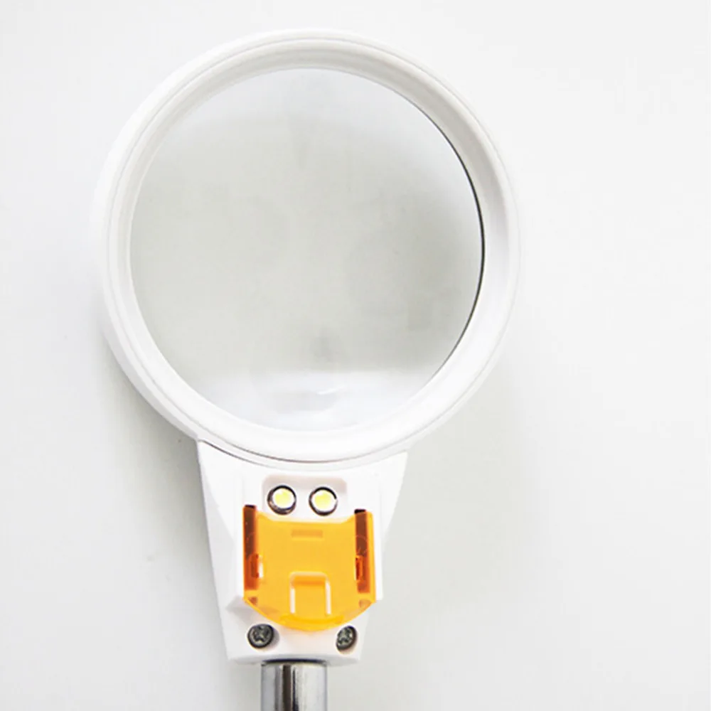 Сварочное увеличительное стекло со светодиодный светильник 3.5X-12X Вспомогательный зажим для объектива лупа Настольная Лупа паяльник ручной инструмент для ремонта