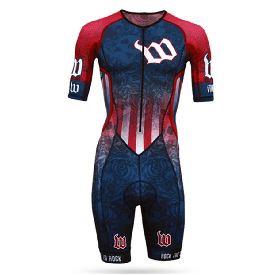 Wattie ink 2020 открытый Трикотажный костюм для триатлона skinsuit велоспорта мужские