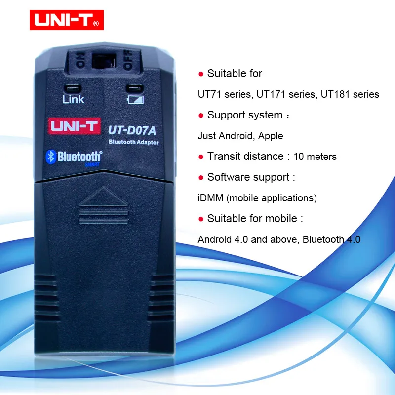 Bluetooth модуль UNI T UTD07A для цифровых мультиметров адаптер UT181A UT171A и UT71E|digital