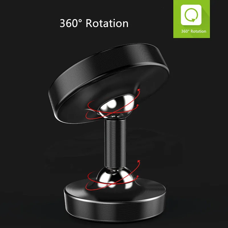 Металлический автомобильный двойной шар держатель для мобильного телефона