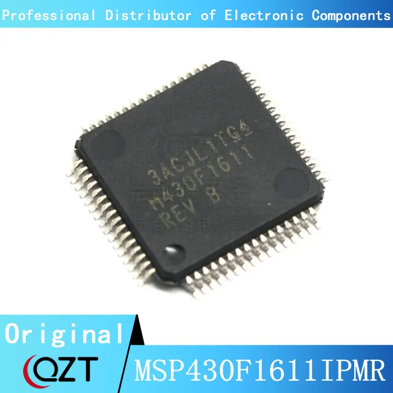

10pcs/lot MSP430F1611IPMR QFP M430F1611 M430F1611REV MSP430F1611 LQFP-64 chip New spot