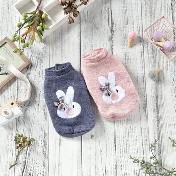 

Rabbit Dog Sweaters Dog Coat Dogs Autumn Winter Sweater Jackets Puppy Warm Outfits For Pets Dogs Costume 10A