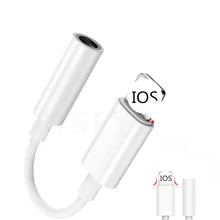 3,5 мм Aux разъемы для наушников аудио адаптер для IPhone X 7 8 Plus IOS12 Lighting Plug воспроизведение музыки аудио USB конвертер адаптер для гарнитуры