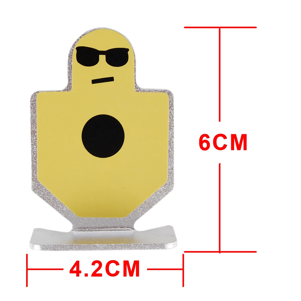 

6pcs Metal Warriors Small Target Sports hunting Camping Shooting Practice Target Bullseye Archery Shooting Target Set Bullseye