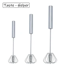 Mixer Stirrer Handheld Blender Egg Beater Semi-automatic Stainless Steel Whisk Manual Hand Eggbeater Mixer Kitchen Tools