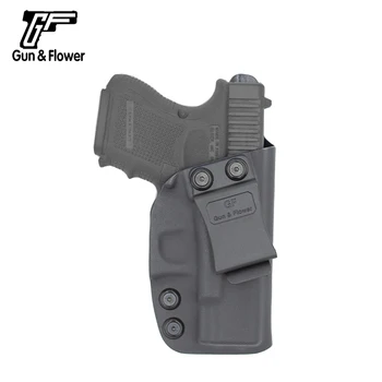 

Gun&Flower Concealed Inside the Waistband Kydex Holster Pistol Pouch Case Holder with Belt Clip for Glock 26/27/33