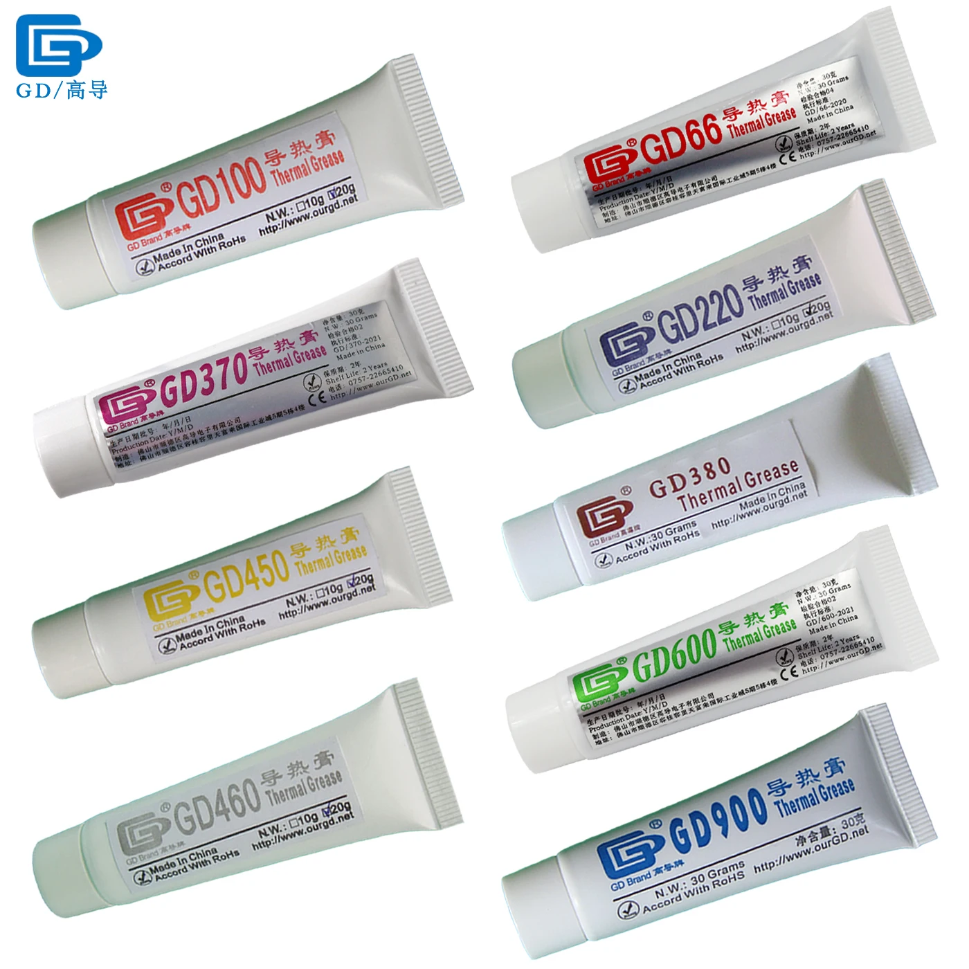 GD900 Plaster Heat-Sink Thermal-Grease-Paste Soft-Tube Compounds Brand Packaging Series