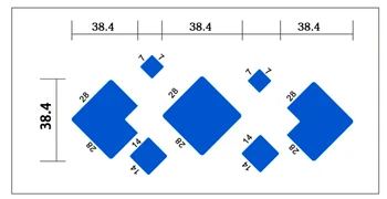 

2020 Stereo Mirror Wall Sticker Large Background Wall Enlarged Space Decorative Mirror Pattern Multi-piece Package Modern Resin