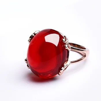 

Designer Following Amber Ring Women's Adjustable Ring with Chicken Oil and Old Honey free shipping