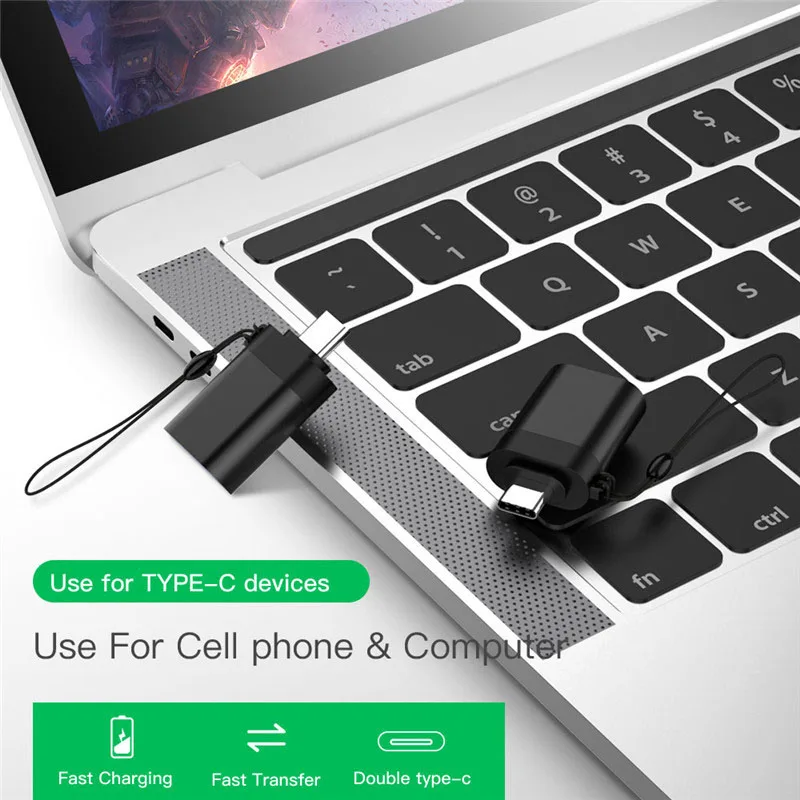 Адаптер type-C OTG Micro USB для зарядки и синхронизации данных type C к USB 3,0 для Macbook samsung huawei Xiaomi USB C OTG