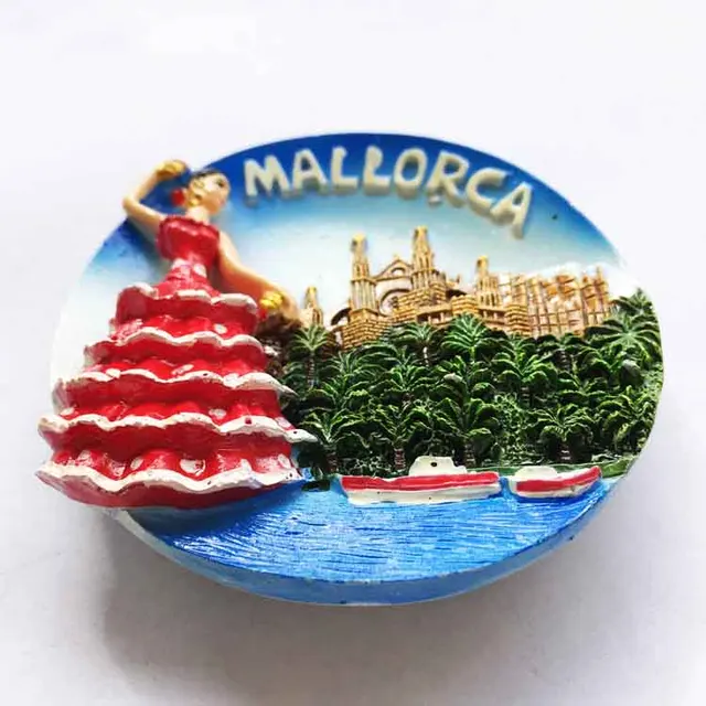 Aimant De Réfrigérateur 3D Nice France - Souvenir De Voyage En Résine, 6x9 Cm, Fait Main