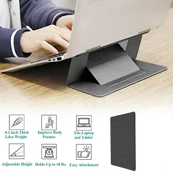 

Portable Adjustable Laptop Stand convenient Laptop Pad Folding Bracket Function Tablet Holder For iPad MacBook Laptop