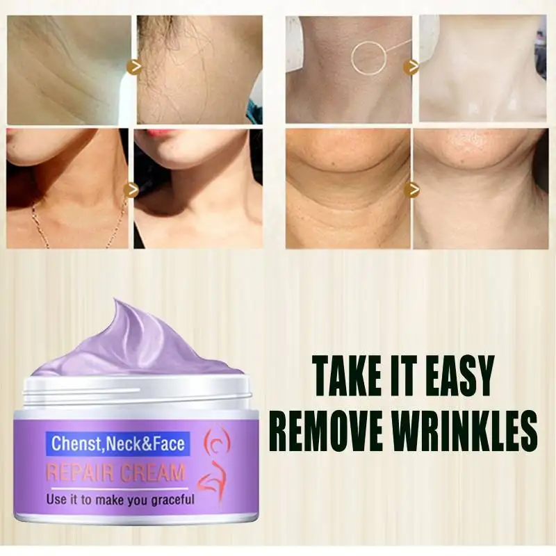 Face And Neck Cream 30g Neckline Cream Wrinkle Smooth Anti Aging Whitening Cream Beauty Wrinkle Firming Skin Becomes Younger