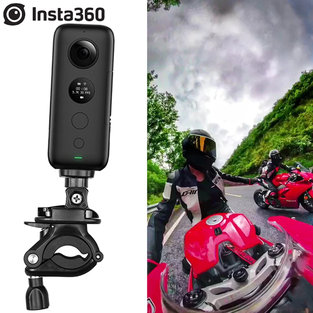 1/4 адаптер для Insta360 ONE X Экшн-камера VR Insta панорамная камера мотоциклетная зеркальная крепление для GoPro YI eken Спортивная камера