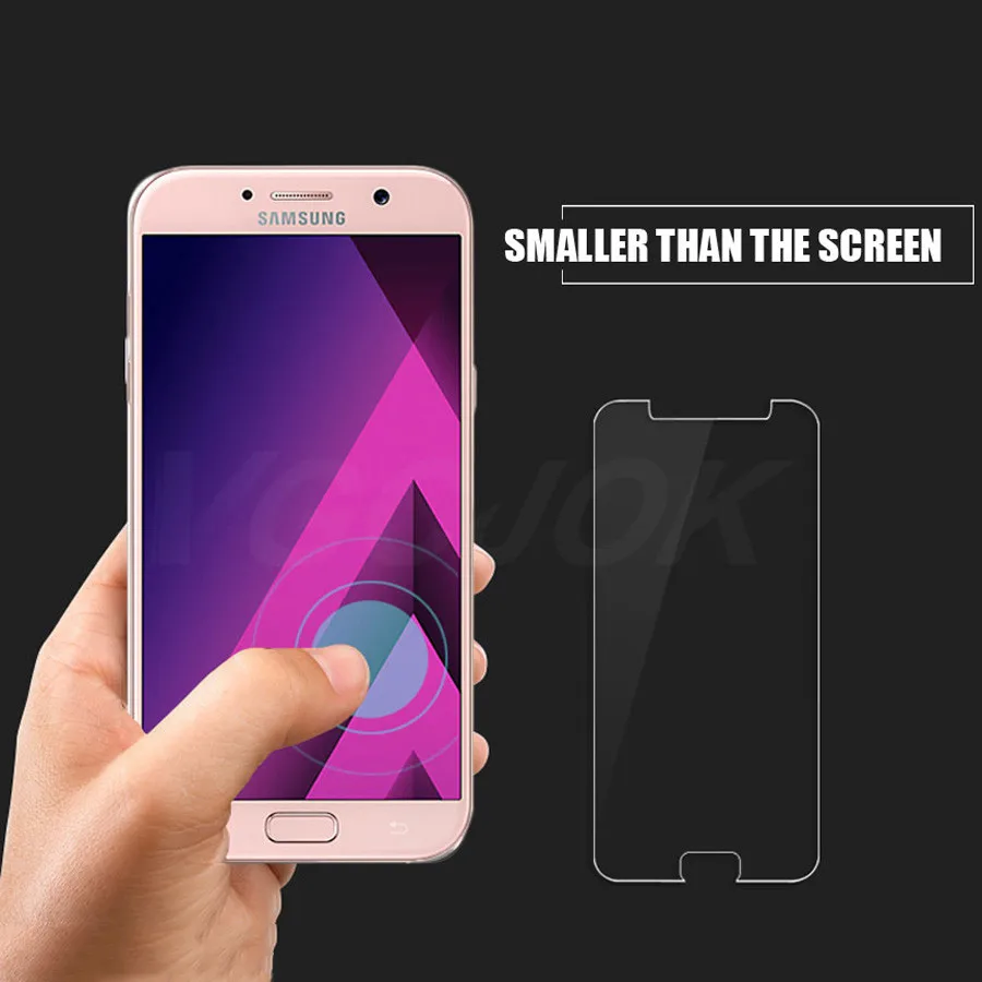 Защитное стекло 9H для samsung Galaxy A3 A5 A7 J3 J5 J7 Версия защитная пленка для экрана телефона