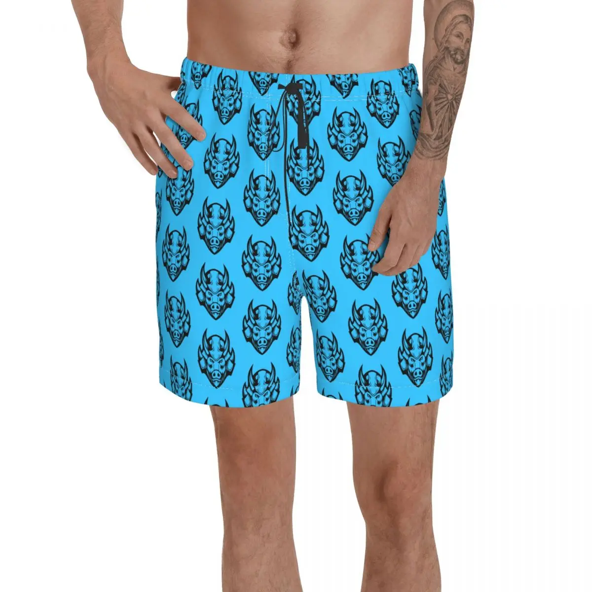 

Causal Viking Skull Viking Ragnar, Norse, Bjorn Breathable Quick Dry Sarcastic Hawaii Pants