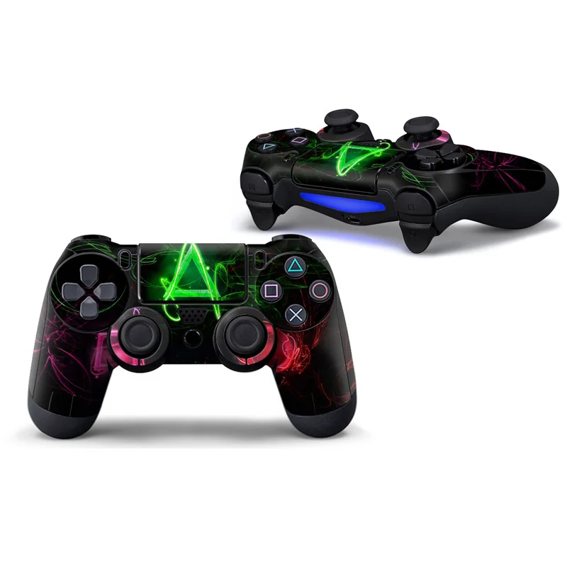 7 Полное покрытие кожи наклейка s для sony Playstation 4 контроллер предотвращает царапины протектор Наклейка для PS4 игровой контроллер аксессуар - Цвет: 7