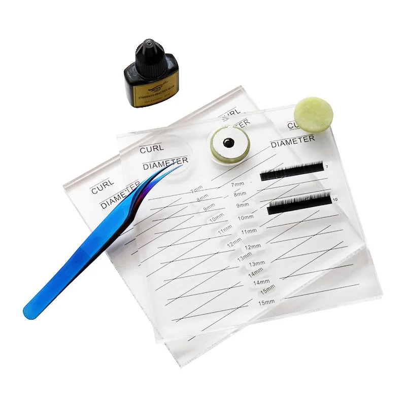 Прививка ресниц акриловая прививка пластины со шкалой косметические инструменты магазин ресниц для профессионального хранения доска