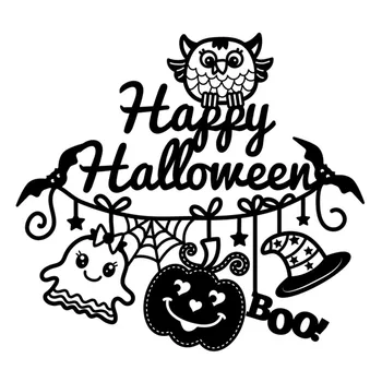 

Kokorosa Happy Halloween Owl Metal Cutting Dies for Card Making Scrapbooking Embossing Cuts Stencil Craft New 2019 for Dies