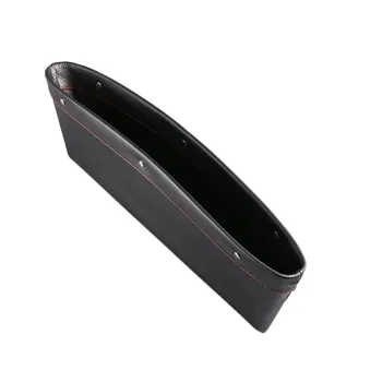 

PU Leather Car Seat Interval Storage Box Bag Holder Organizer Caddy Catcher Store All Drop Items Between Car Seat And Console