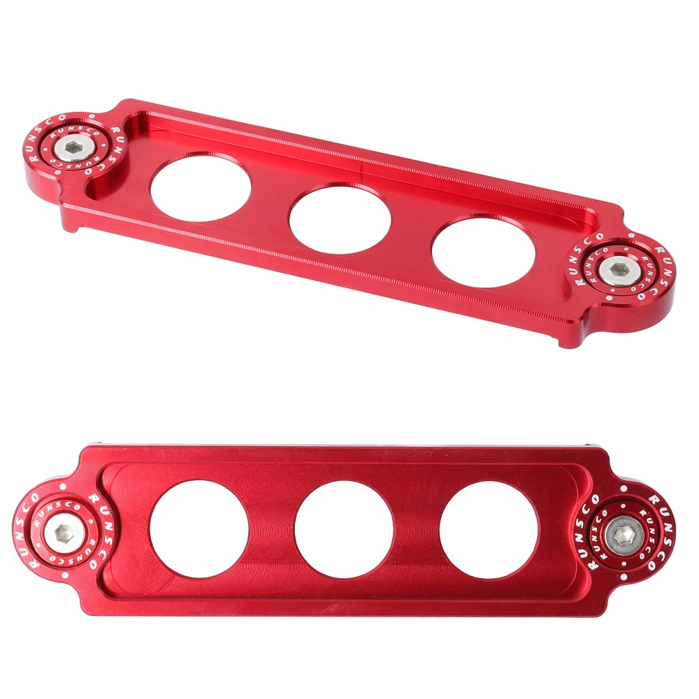 Battery Tie Down Bracket for Honda Civic/CRX 88-00 Anodized Stainless Tray Hooks battery tie down bracket