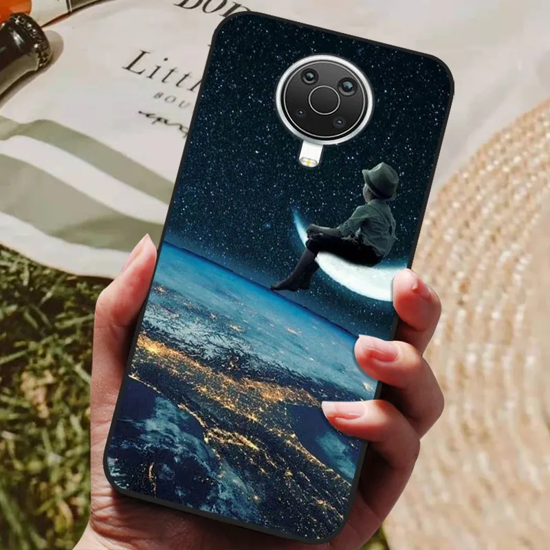 Cat and Wolf Painted Soft Silicone Phone Case - Artistic Back Cover Design