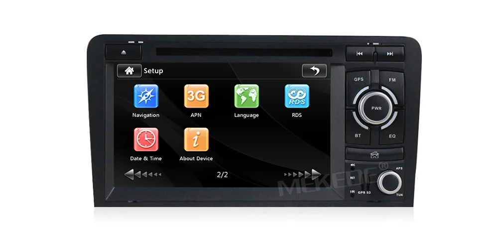 Discount MEKEDE HD Capacitive screen Two Din 7 Inch Car DVD Player For Audi/A3/S3 2002-2011 Canbus Radio GPS Bluetooth 1080P Navigation 16
