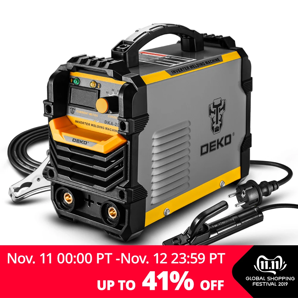 

DEKO DKA-200Y 4.1KVA Electric Welding Machine 220V MMA Welder for Home Welding Working