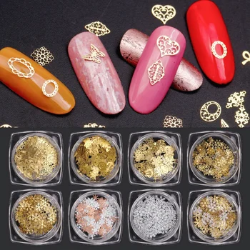 

Snowflake Butterfly Decor Hollow Metal Nail Art Glitter Sequins Resin Jewelry Fillings Pendant Accessories DIY Stuff