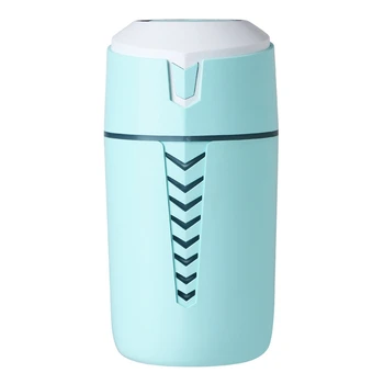 

400Ml Air Humidifier Aroma Essential Oil Diffuser for Home Car Usb Fogger Mist Maker with Led Night Lamp Blue