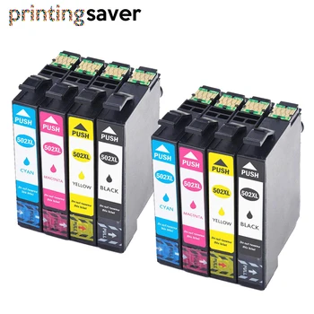 

8pcs T502 502XL New Compatible Ink Cartridge 502 E-502XL for Epson Expression Home WF-2860DWF WF-2865DWF XP-5100 XP-5105