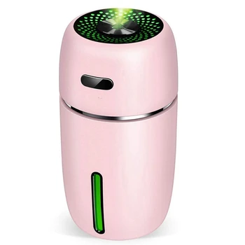 

Mini USB Car Humidifier, Ultrasonic Cool Mist Humidifier Super Quiet Operation for Bedroom Home Office, Car, Travel