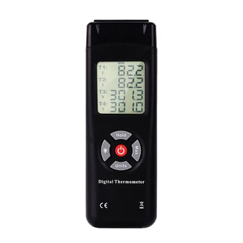 

Tl-Tk04 4 Channel K Type Thermocouple Contact Digital Display Thermometer Thermocouple Sensor