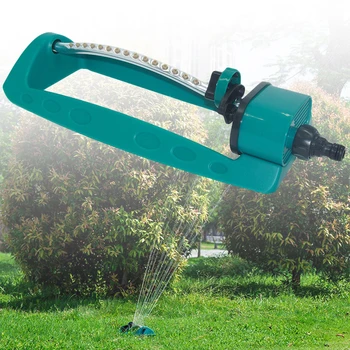 

15 Hole Lawn Garden Sprinkler Plastic Aluminum Tube Lawn Sprinkler 2 Sided Coverage Automatic Water Sprinklers Lawn Irrigation