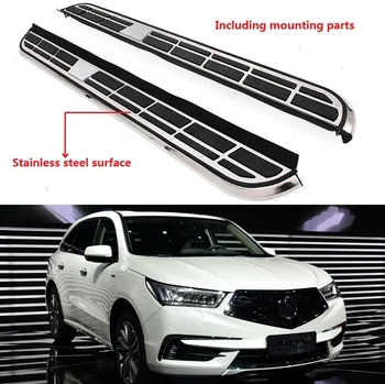 

Aluminum New For Acura MDX 2014 2015 2016 2017 2018 2019 running board side step Nerf bars pedal good quality
