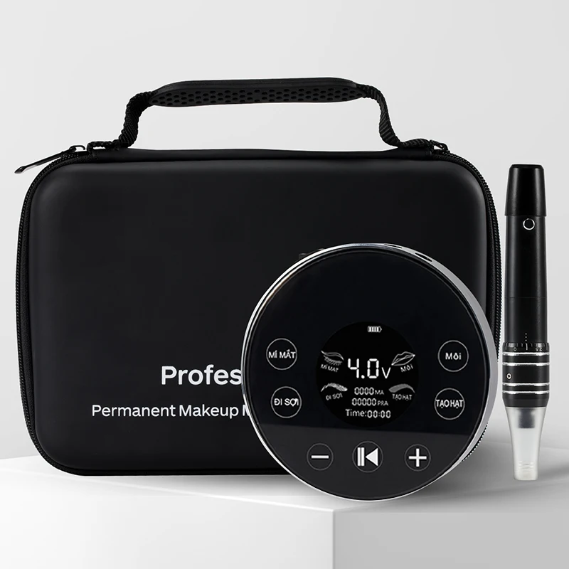 Professional Permanent Makeup Machine Tattoo Gun Eyebrow PMU Machine Pen For Up Eyebrows Eyeliner Lip Microblading Makeup Kit