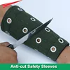1 Pair Anti-cut Safety Sleeves Wrist Arm guards Glass factory Anti-scratch Wear-resistant Work Labor protection sleeves ► Photo 1/6