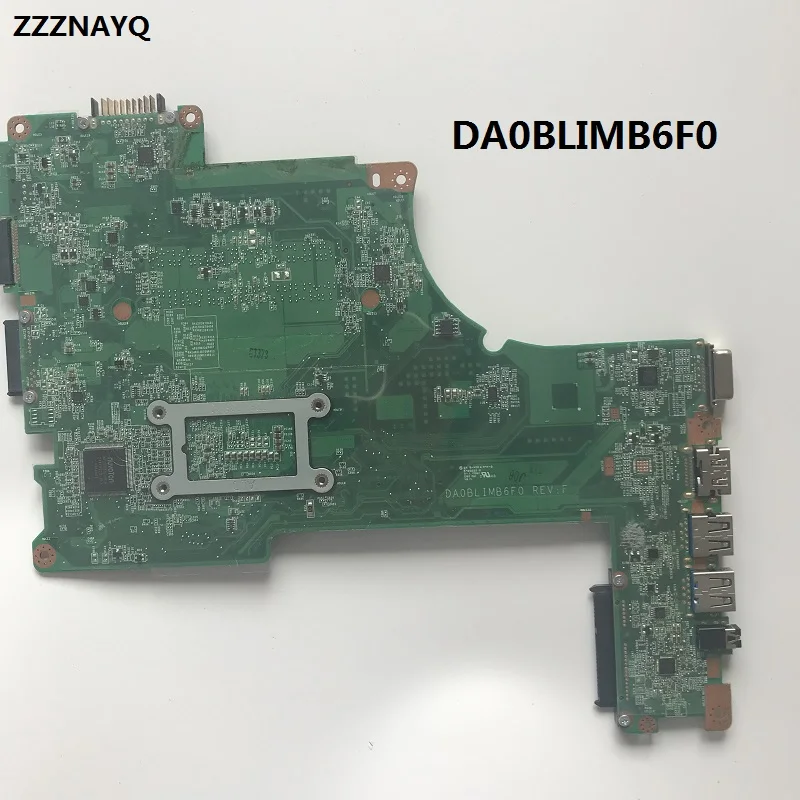 ZZZNAYQ DA0BLIMB6F0 для TOSHBA Satellite L50-B L55-B L55T материнская плата для ноутбука с процессором DDR3 полностью протестированная