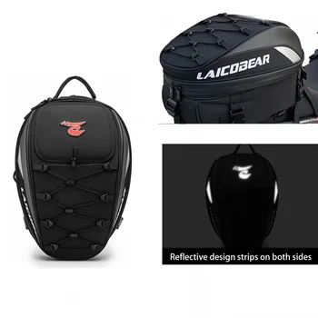 

New Waterproof Motorcycle Tail Bag Multi-functional Durable Rear Motorcycle Seat Bag High Capacity Motorcycle Rider Backpack